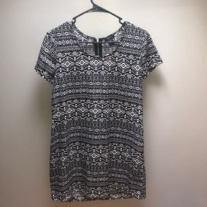 Black and White Indie Dress